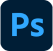 Adobe Photoshop Icon coloured