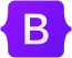Bootstrap Logo coloured