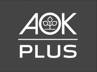 AOK Plus Logo black
